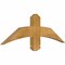 Ekena Millwork Bellingham Rough Sawn Timber Gable Bracket, Western Red Cedar, 36"W x 12"H x 2"D x 4"F, 8/12 Pitch GBW036X12X0204BEL00RWR - alternate 2
